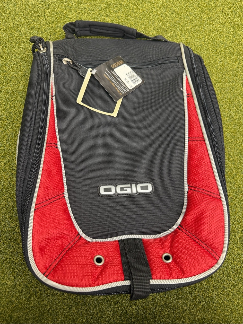 OGIO Men’s Black & Red Golf Travel Shoe Bag
